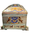 Antique silver casket