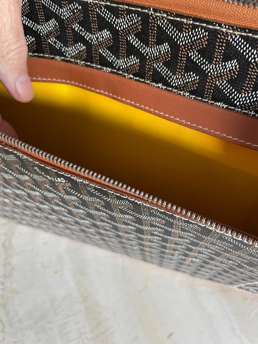 Authentic Goyard Document Holder - Contemporary Cluster