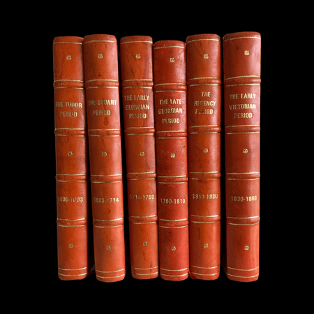 Set of six Connoisseur Period Guides - Contemporary Cluster