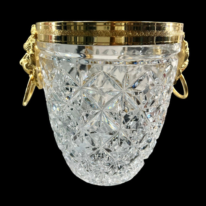 French crystal champagne bucket - Contemporary Cluster