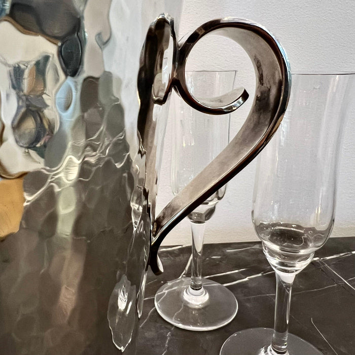Jean Despres rare handmade champagne bucket - Contemporary Cluster