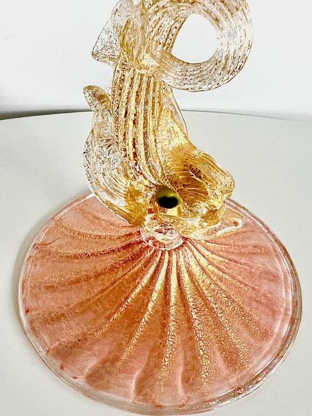 Vintage Murano dolphin candlestick - Contemporary Cluster