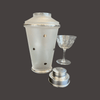 1930’s frosted glass cocktail shaker - Contemporary Cluster