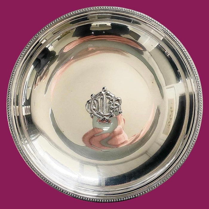 Christian Dior dish embossed with old Dior logo