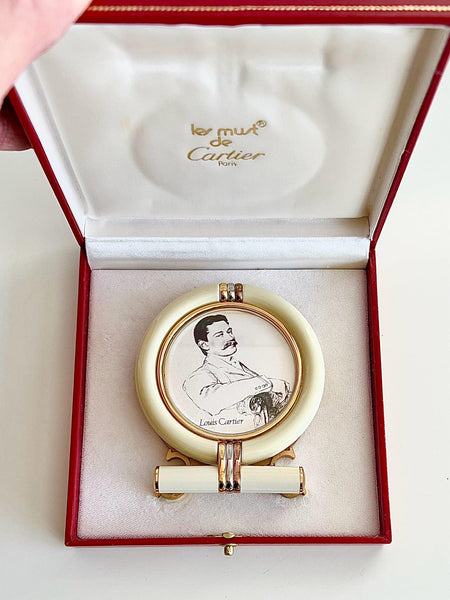 Cartier photo frame and box