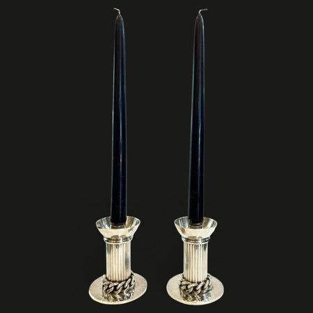 Jean Despres Silvered Candleholders - Contemporary Cluster