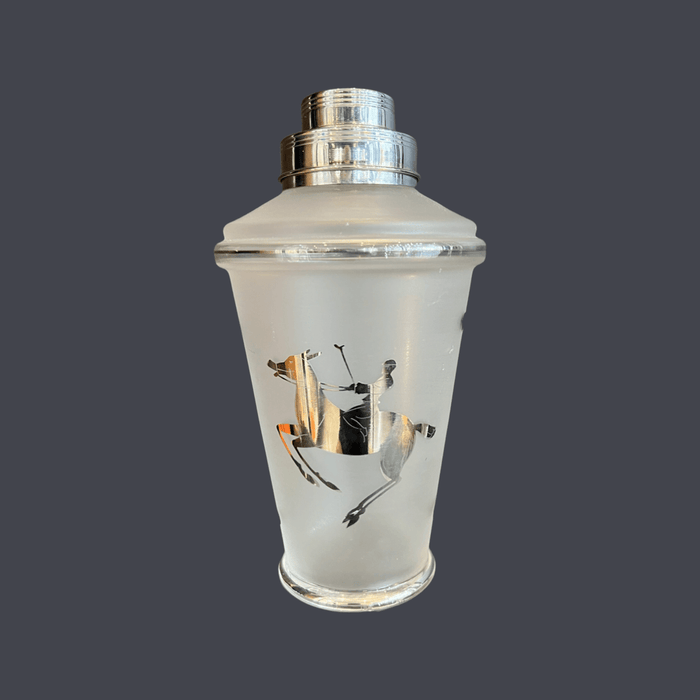 1930’s frosted glass cocktail shaker - Contemporary Cluster