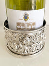 wine bottle coaster with classical detail | vintage home