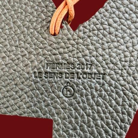 Authentic Hermes Limited Edition leather charm