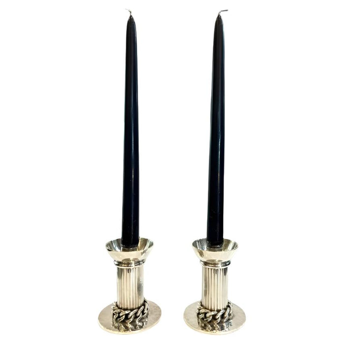 Jean Despres Silvered Candleholders - Contemporary Cluster